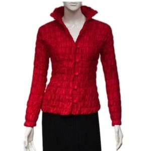 The Met OPERA Store Women's Richard K. Tsao Red Designer Blazer 4
